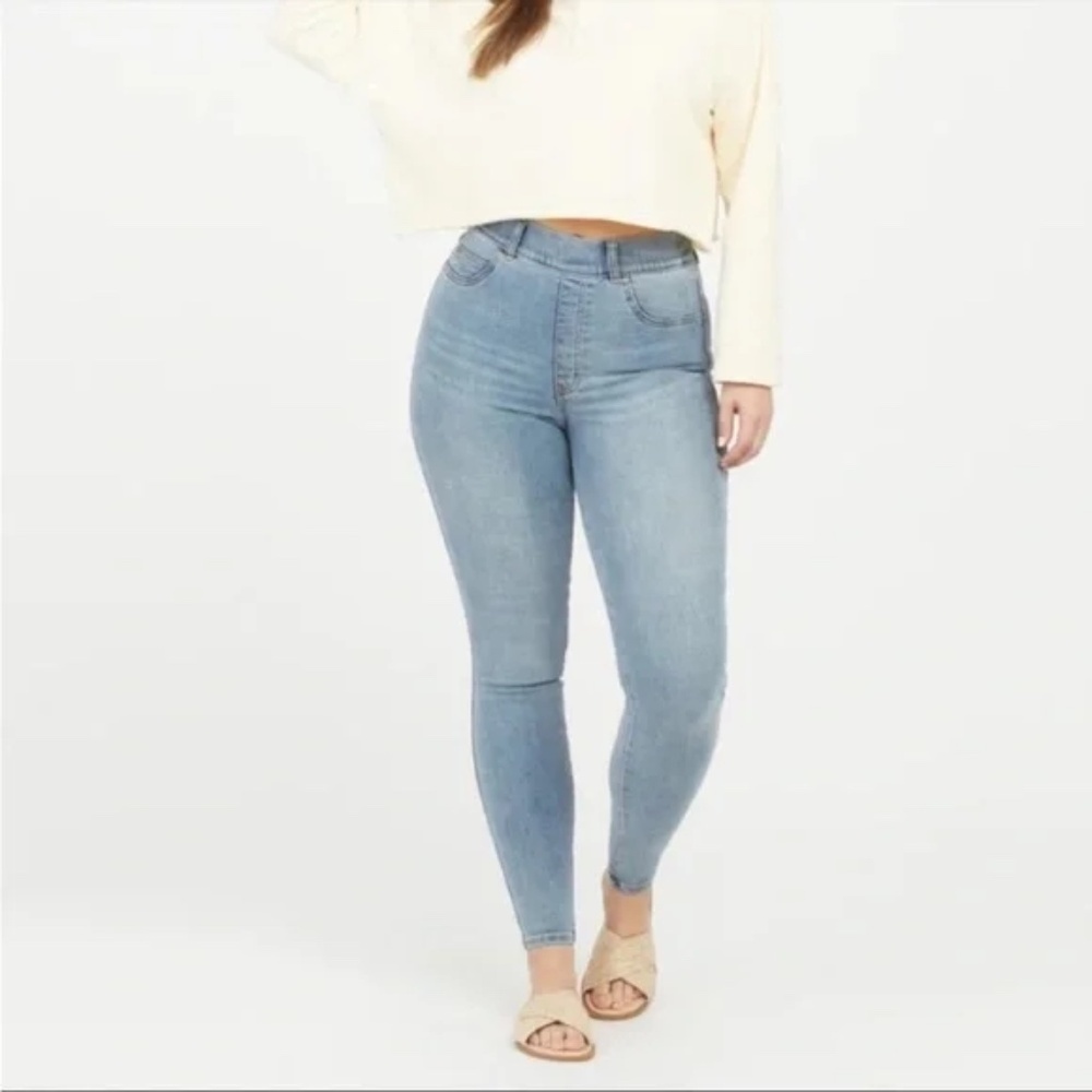 SPANX Ankle Skinny Jeans Light Vintage Wash Style 20275R Women’s size 1X